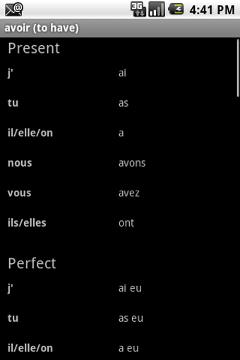 Imagen 1 para French Verb Conjugator