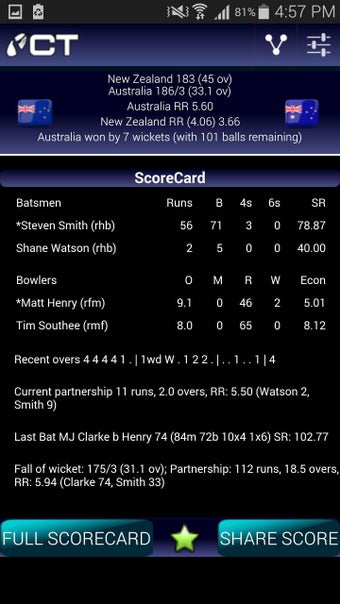 Imagen 1 para Live Cricket