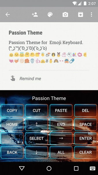 Imagen 2 para Passion Emoji Keyboard Th…