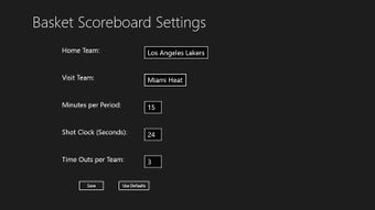 Imagen 0 para Basket Scoreboard for Win…