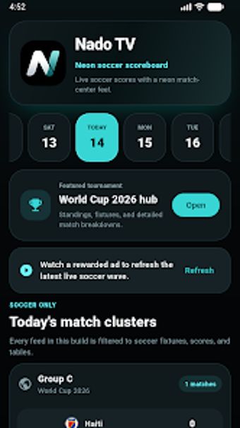 Imagen 0 para Nado TV - Live Soccer Sco…