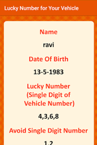 Imagen 1 para Lucky Number for Your Veh…