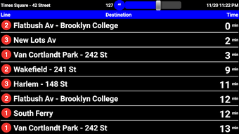 Imagen 0 para NY Subway Countdown Clock