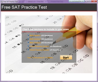 Imagen 0 para Free SAT Practice Test