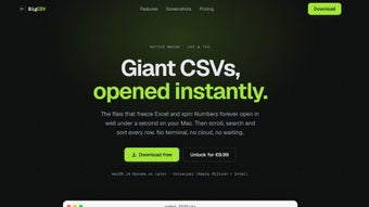 Image 0 for BigCSV