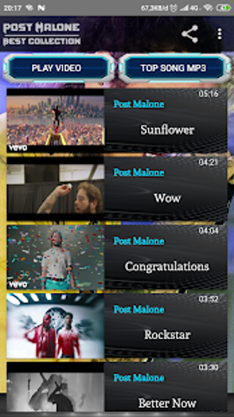 Image 1 for Post Malone ~ The Best Mu…