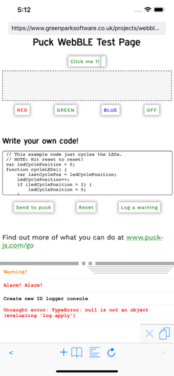 Image 0 for WebBLE