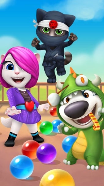 Imagen 3 para Talking Tom Bubble Shoote…