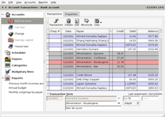 Image 0 for Grisbi Beta for Linux