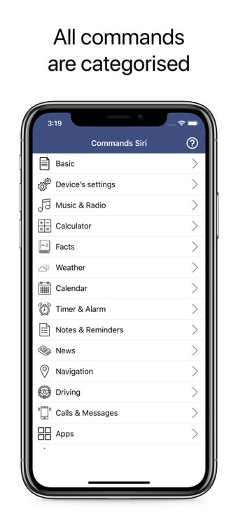 Image 0 for Commands for Siri