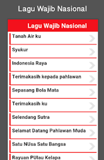 Image 0 for Lagu Wajib Nasional Indon…