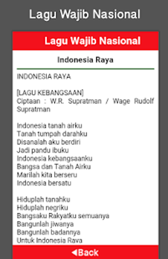 Image 3 for Lagu Wajib Nasional Indon…