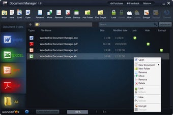 Imagen 2 para WonderFox Document Manage…