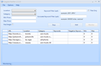 Imagen 0 para Craigslist Notifier