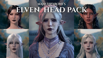 Image 0 for Elven Head Pack for Baldu…