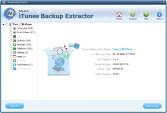 Imagen 0 para MyJad iTunes Backup Extra…