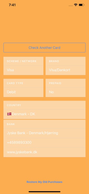 Image 1 for BIN Check & Validate Card…