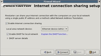 Image 1 for FireStarter for Linux