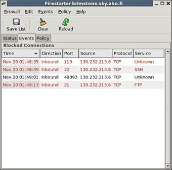 Imagen 0 para FireStarter for Linux