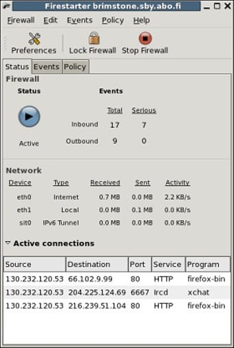Imagen 1 para FireStarter for Linux