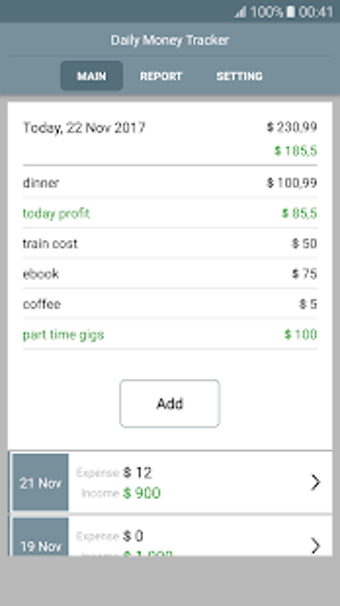 Image 3 for Daily Money Tracker