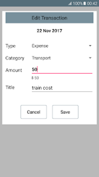 Image 2 for Daily Money Tracker