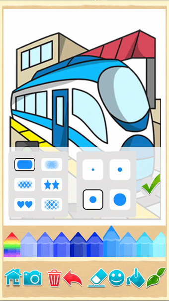 Image 2 for Train game: coloring book…