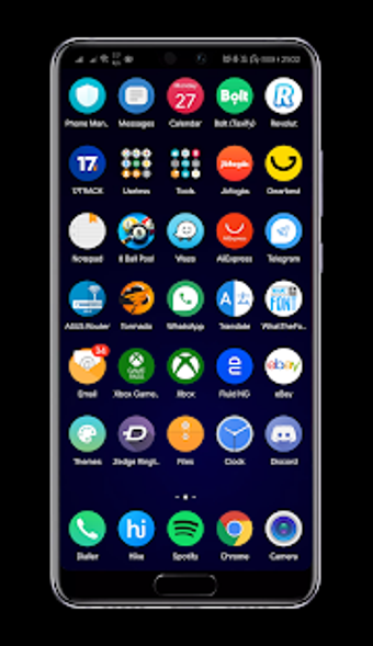 Image 0 for Aura Blue Dark EMUI 9 The…