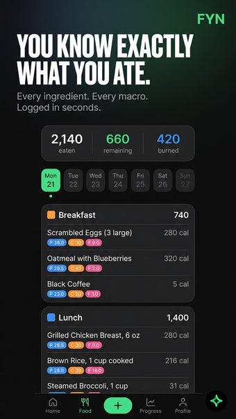 Imagen 0 para Fyn AI Workout & Meal Pla…