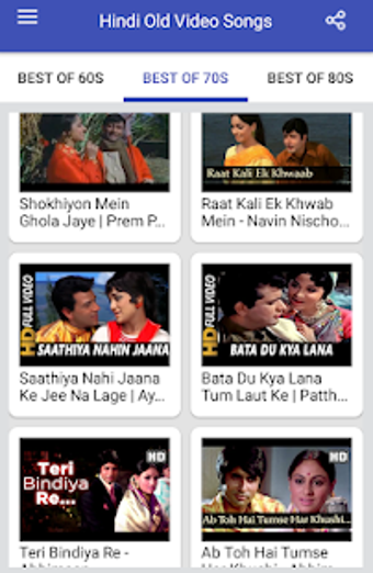 Image 1 for Hindi Old Songs Video