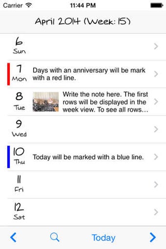 Image 0 for daynote