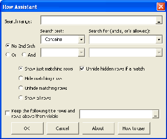 Image 0 for Row Assistant for Microso…