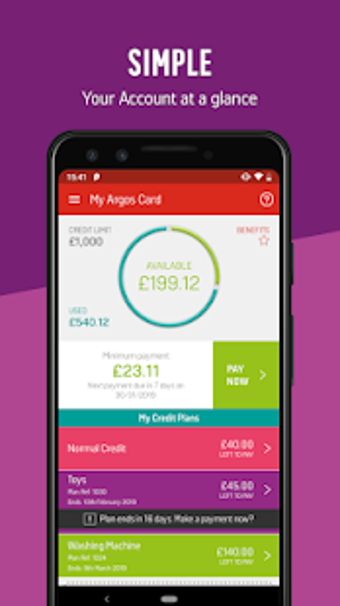 Image 3 for My Argos Card