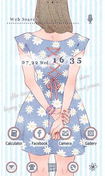 Imagen 0 para Cute Theme-Summer Lady-