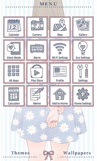 Imagen 1 para Cute Theme-Summer Lady-