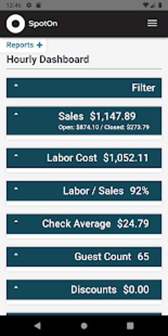 Imagen 0 para SpotOn Restaurant Reports…
