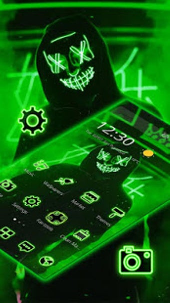Image 3 for Green Neon Led Mask Anony…