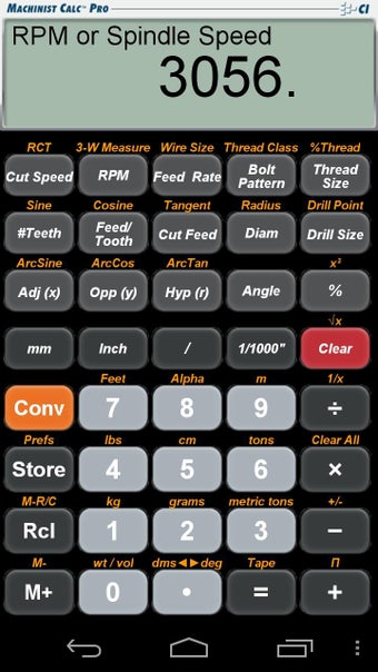 Imagen 2 para Machinist Calc Pro