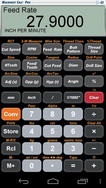 Imagen 0 para Machinist Calc Pro