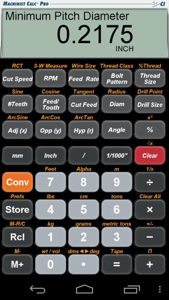 Imagen 1 para Machinist Calc Pro