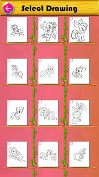 Image 3 for coloring horse pony