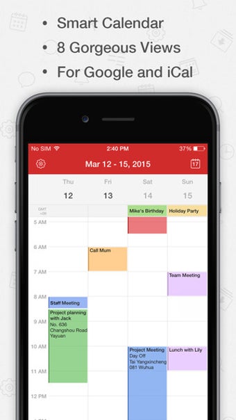 Imagen 0 para Tiny Calendar - Sync with…