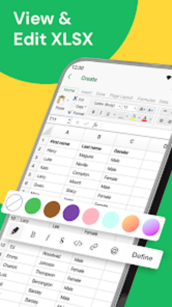 Image 0 for XLSX Sheets Edit Spreadsh…