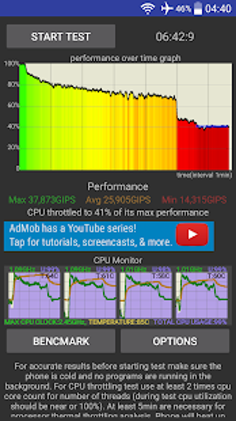 Image 3 for CPU Throttling Test