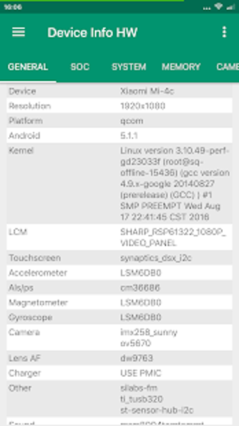 Image 2 for Device Info HW+