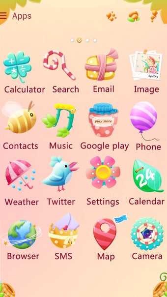 Image 1 for Cute garden GO Launcher T…