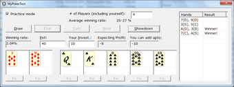 Image 0 for MyPokerTest