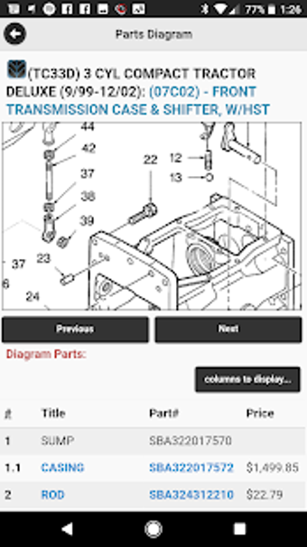 Image 3 for Equipment Parts Diagrams …