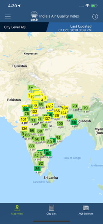Imagen 2 para Sameer India's AQI