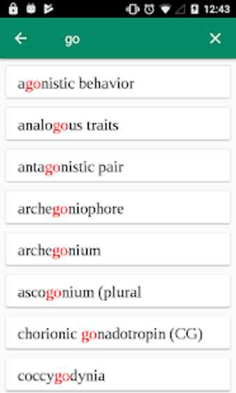 Image 3 for Biology Dictionary Offlin…
